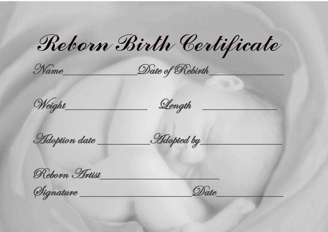 Printable Birth Certificate Last 9 Best Of Free Doll Birth With Regard To Baby Doll Birth Certificate Template