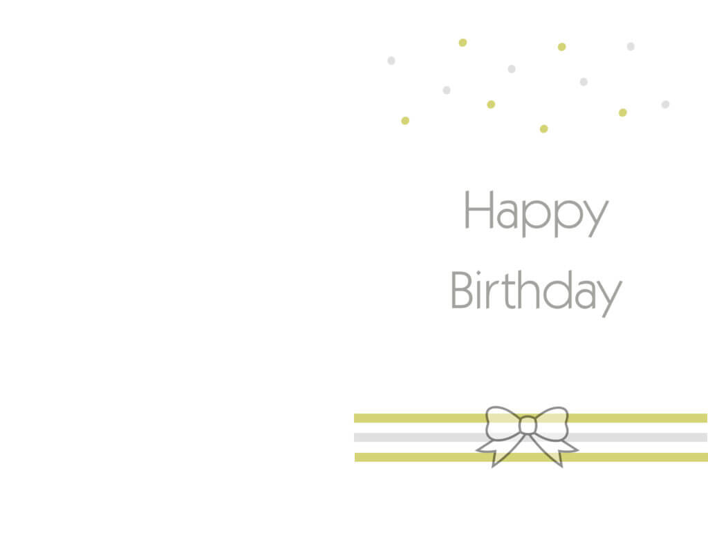Printable Birthday Cards – We Need Fun For Foldable Birthday Card Template