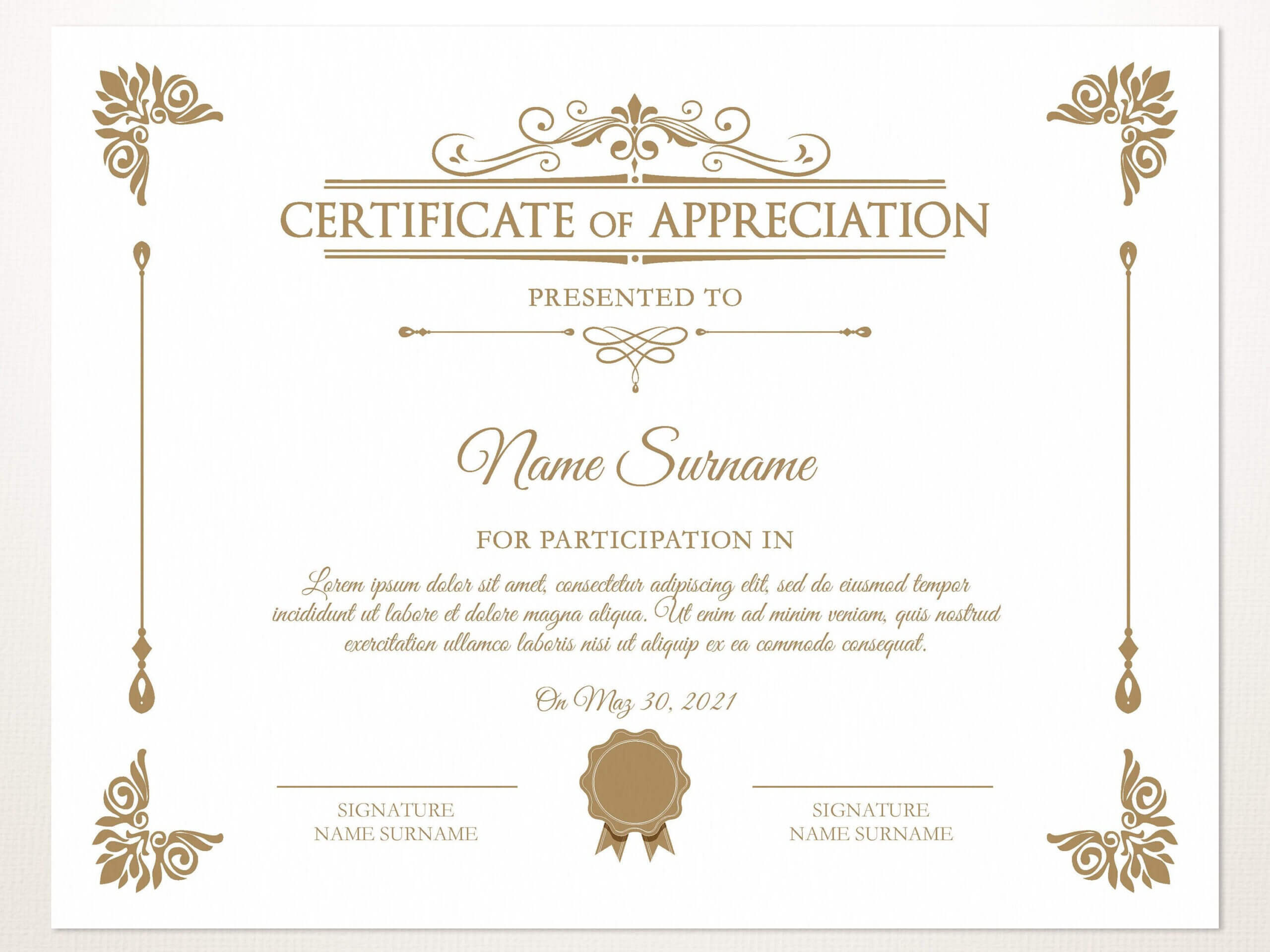 Printable Certificate Of Appreciation, Certificate Template Pertaining To Update Certificates That Use Certificate Templates