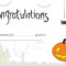 Printable Halloween Certificate – Great For Teachers Or For With Regard To Halloween Costume Certificate Template