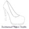 Printable High Heel Stencil Best Photos Of <B>High Heel Within High Heel Shoe Template For Card