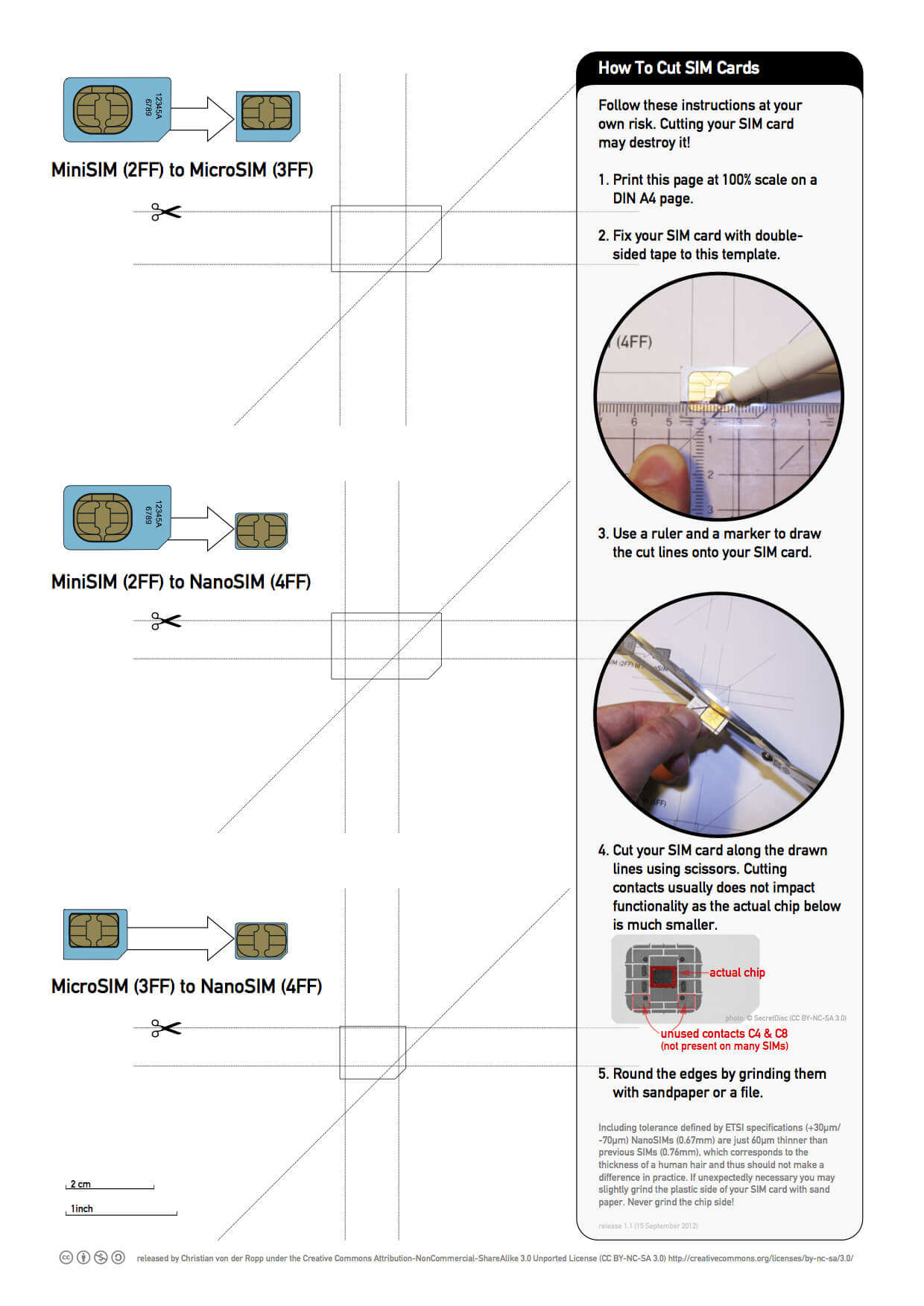 Printable Nano Sim And Micro Sim Cutting Guide [Download Regarding Sim Card Cutter Template