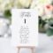 Printable Table Number Cards With Guest Names, Black And In Table Number Cards Template