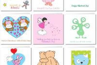 Printable Valentine Cards For Kids within Valentine Card Template For Kids