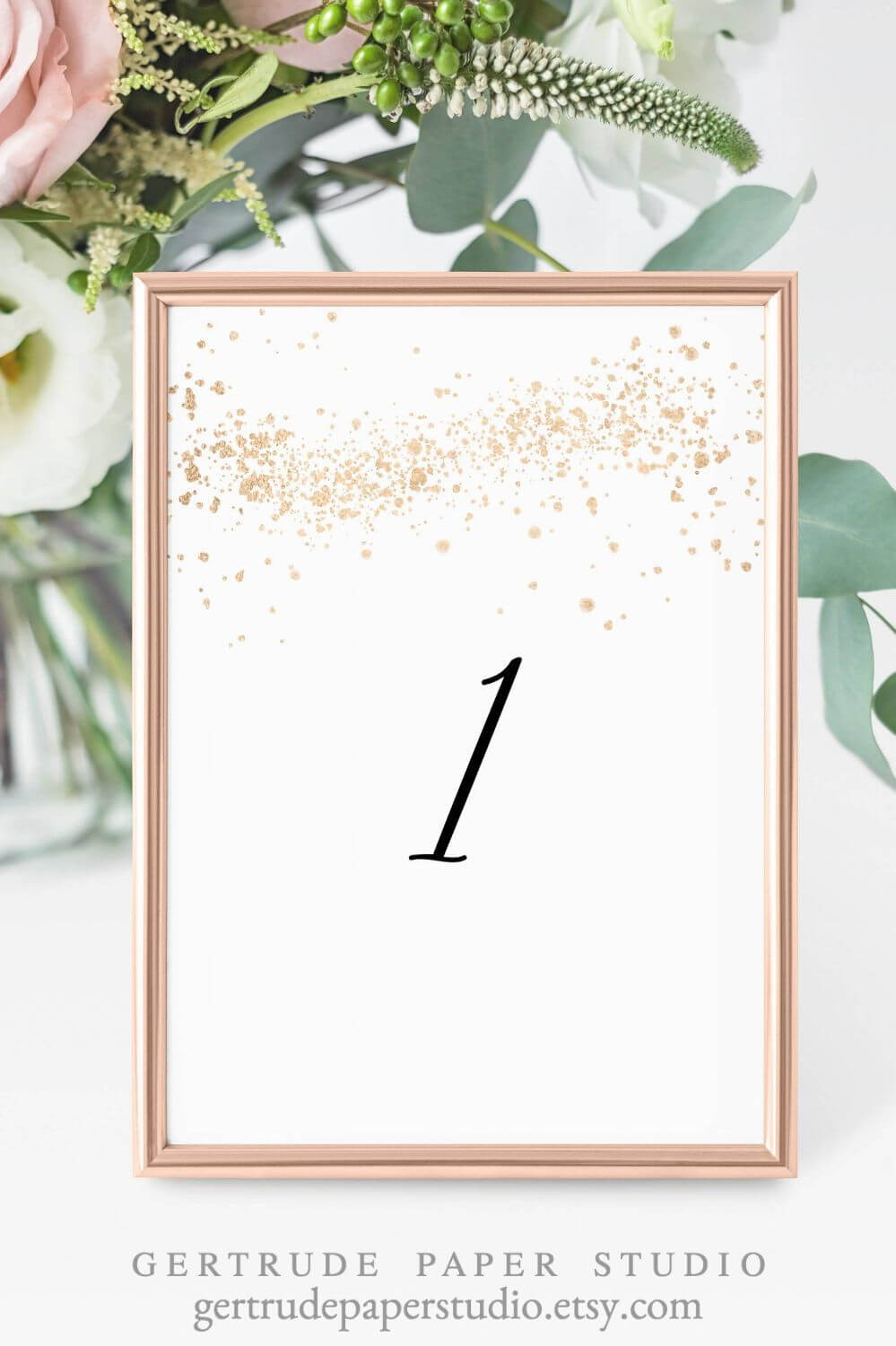 Printable Wedding Table Numbers, Digital Download, Gold With Regard To Table Number Cards Template