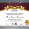 Professional Award Certificate Template – Yatay With Regard To Professional Award Certificate Template
