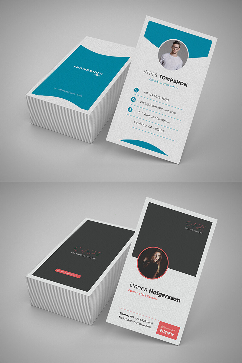 Professional Business Card Vol. 02 Corporate Identity For Call Card Templates