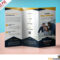 Professional Corporate Tri Fold Brochure Free Psd Template Pertaining To Professional Brochure Design Templates