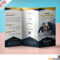 Professional Corporate Tri-Fold Brochure Free Psd Template within Brochure Psd Template 3 Fold