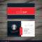 Professional Red Business Card Template Regarding Professional Name Card Template