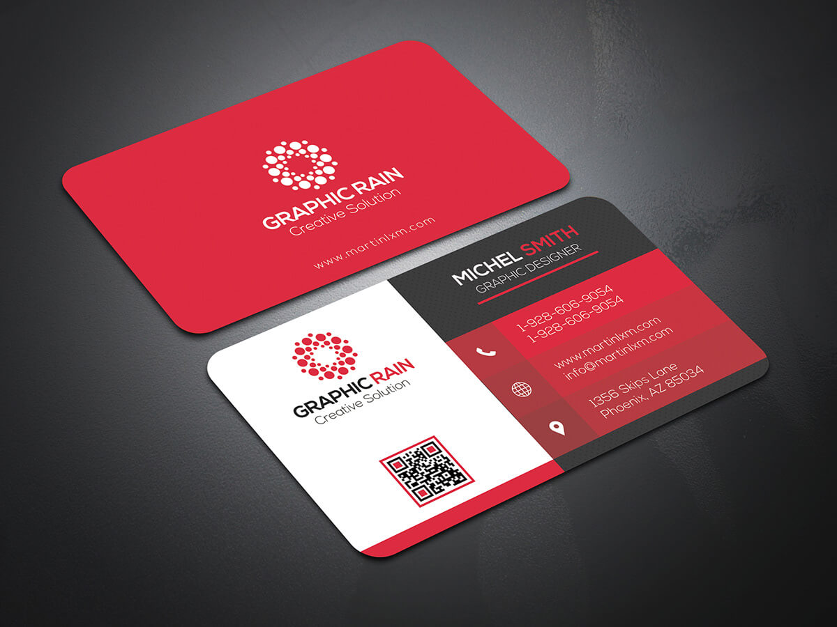 Psd Business Card Template On Behance In Psd Visiting Card Templates