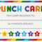 Punch Card Download Pdf/21 Punch Cards Pdf File/to Do Punch in Reward Punch Card Template