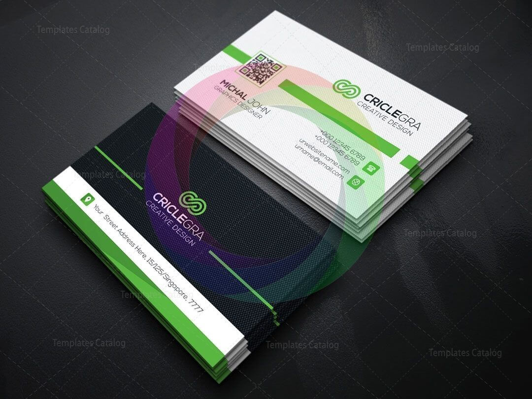 Qr Code Business Card Template | Business Card Design | Qr For Qr Code Business Card Template