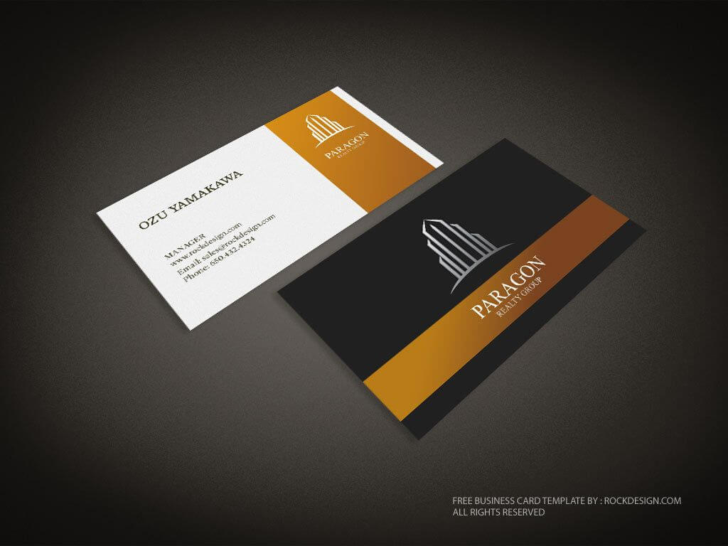 Real Estate Business Card Template | Download Free Design Inside Real Estate Business Cards Templates Free