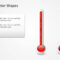 Red Thermometer Shape Template For Powerpoint – Slidemodel Intended For Powerpoint Thermometer Template