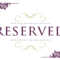 Reserved Card Template ] – Reserved Table Signs Printable Throughout Table Reservation Card Template