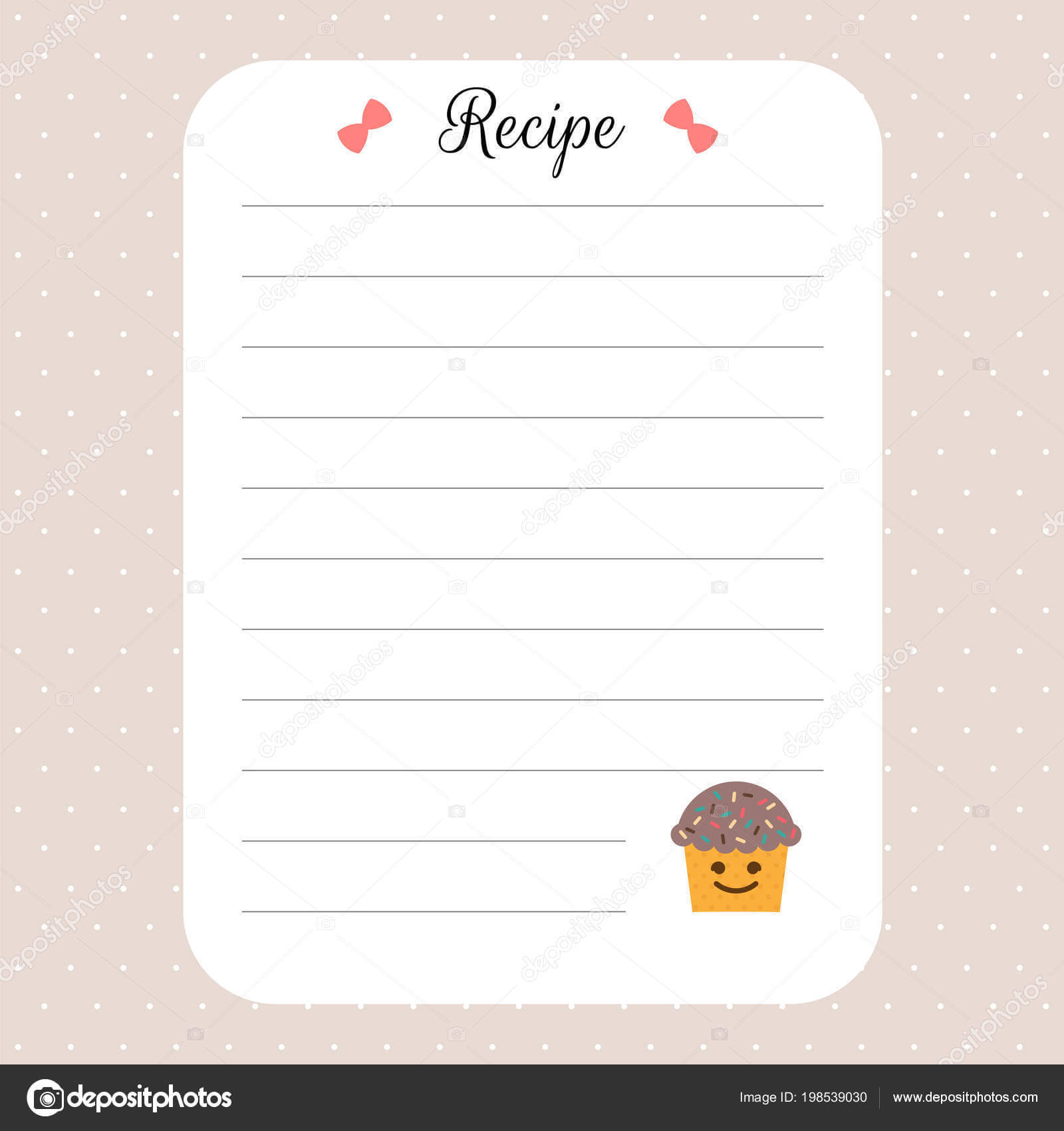Restaurant Recipe Book Template | Recipe Card Template Inside Restaurant Recipe Card Template