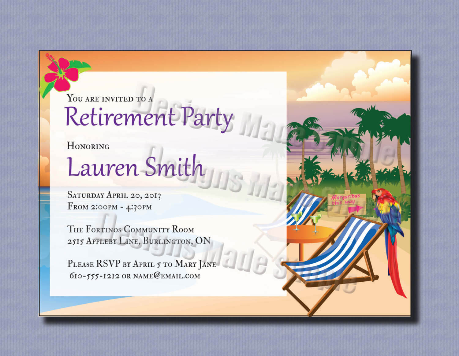 Retirement Invitation Templates Free Download – Yatay Within Retirement Card Template