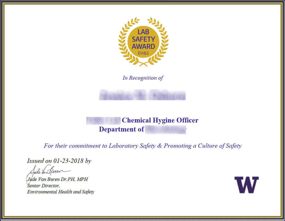 Safety Award Safety Certificate Template . Ctemplate Within Safety Recognition Certificate Template