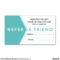 Salon Referral Business Card | Zazzle | Salon Business Throughout Referral Card Template