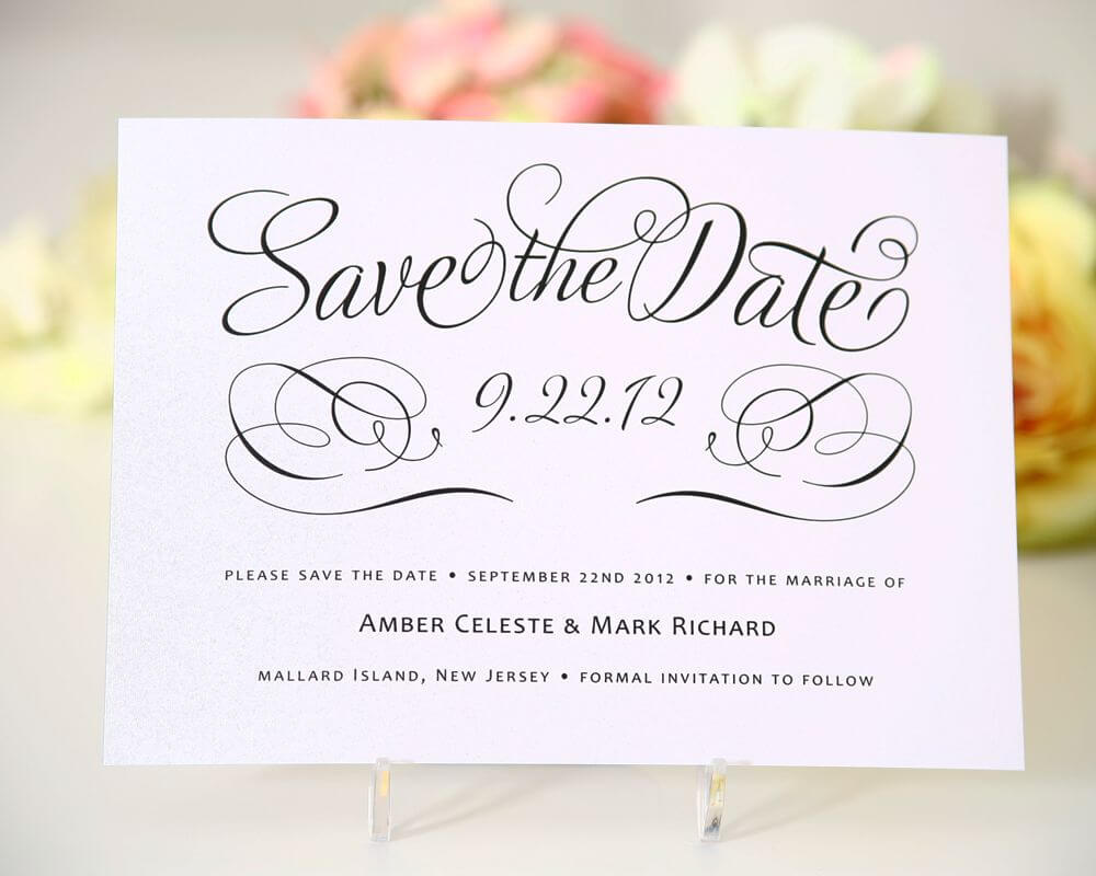 Save The Date Cards Templates For Weddings | E Card Throughout Save The Date Cards Templates