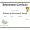 Science Fair Award Certificate Award Certificate Download Throughout Teacher Of The Month Certificate Template