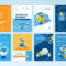 Set Of Brochure Design Templates On The Subject Of Education,.. Intended For Brochure Design Templates For Education