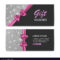 Set Of Gift Voucher Card Template Advertising Or Inside Advertising Card Template