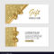 Set Of Gift Voucher Card Template Advertising Or inside Advertising Card Template