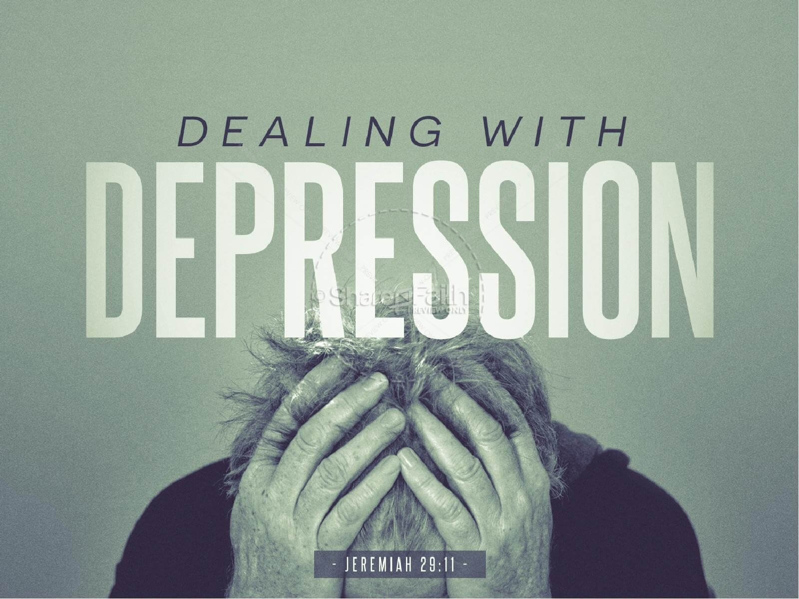 Sharefaith: Church Websites, Church Graphics, Sunday School Regarding Depression Powerpoint Template