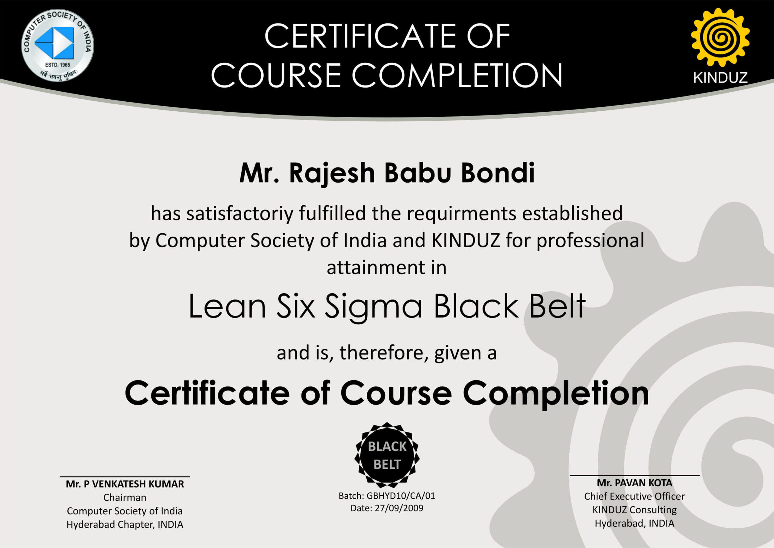 Six Sigma Black Belt Certificate Template – Carlynstudio Pertaining To Green Belt Certificate Template