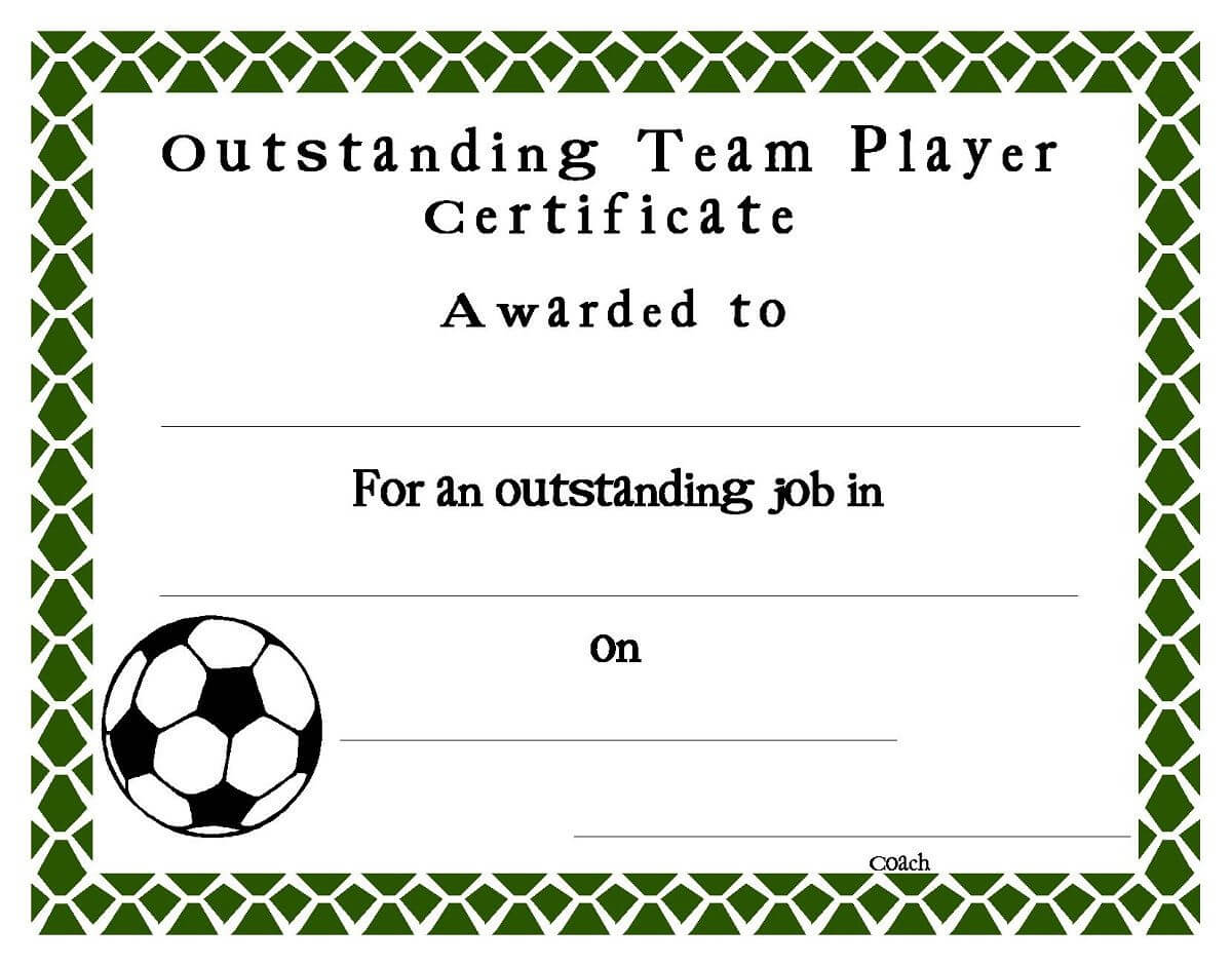 Soccer Award Certificates Template | Kiddo Shelter | Free For Soccer Award Certificate Template