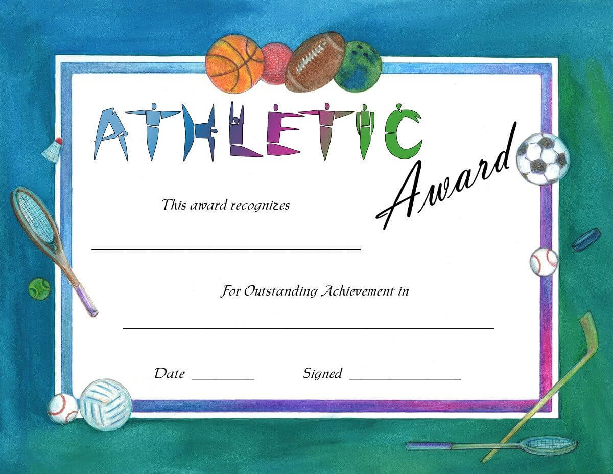 Soccer Award Certificates Template | Kiddo Shelter | Gift With Regard To Tennis Gift Certificate Template