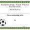 Soccer Certificate Templates Blank | K5 Worksheets With Hockey Certificate Templates