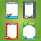Soccer Futbol Trading Card Picture Frames — Stock Vector Pertaining To Soccer Trading Card Template