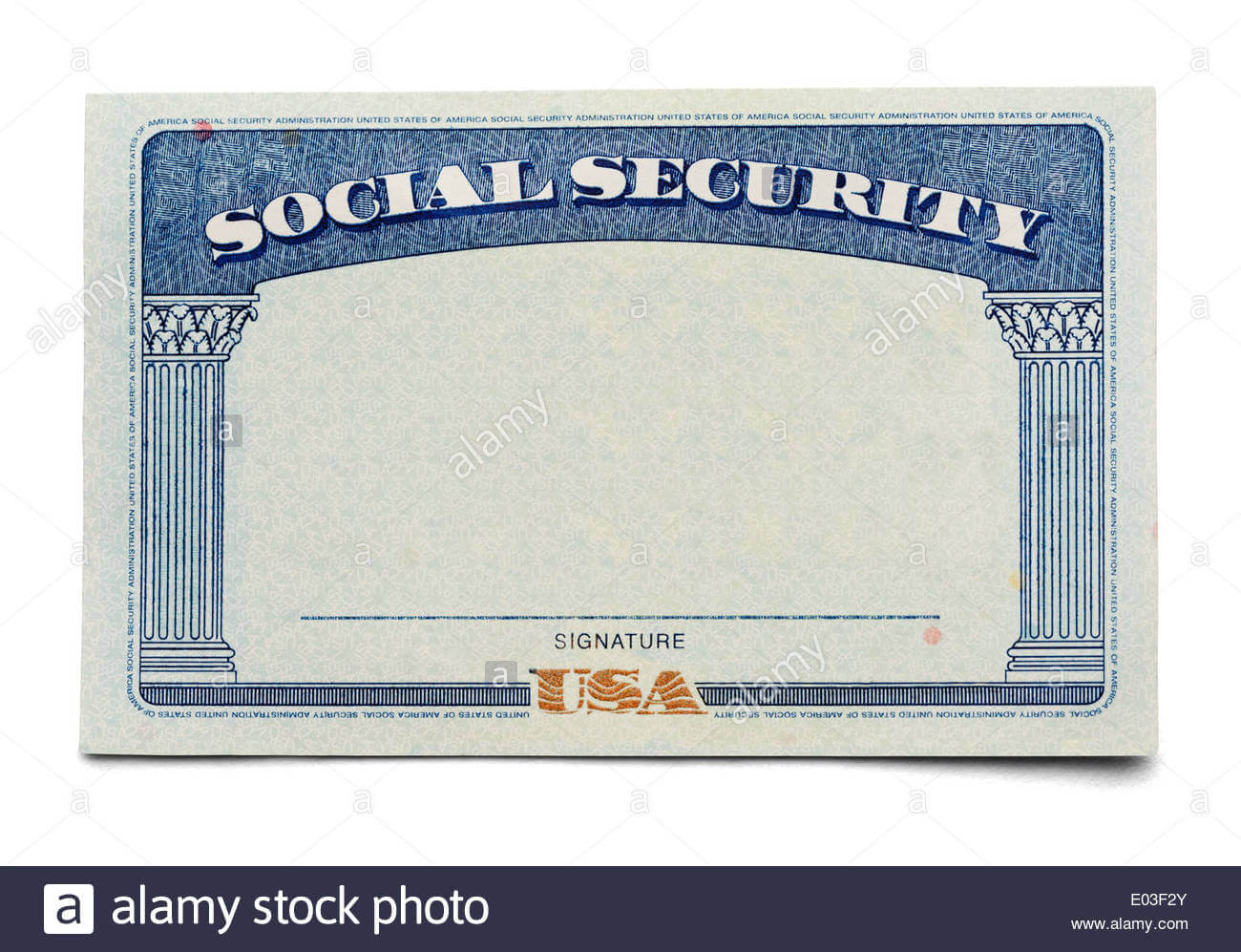Social Security Stock Photos & Social Security Stock Images Intended For Fake Social Security Card Template Download