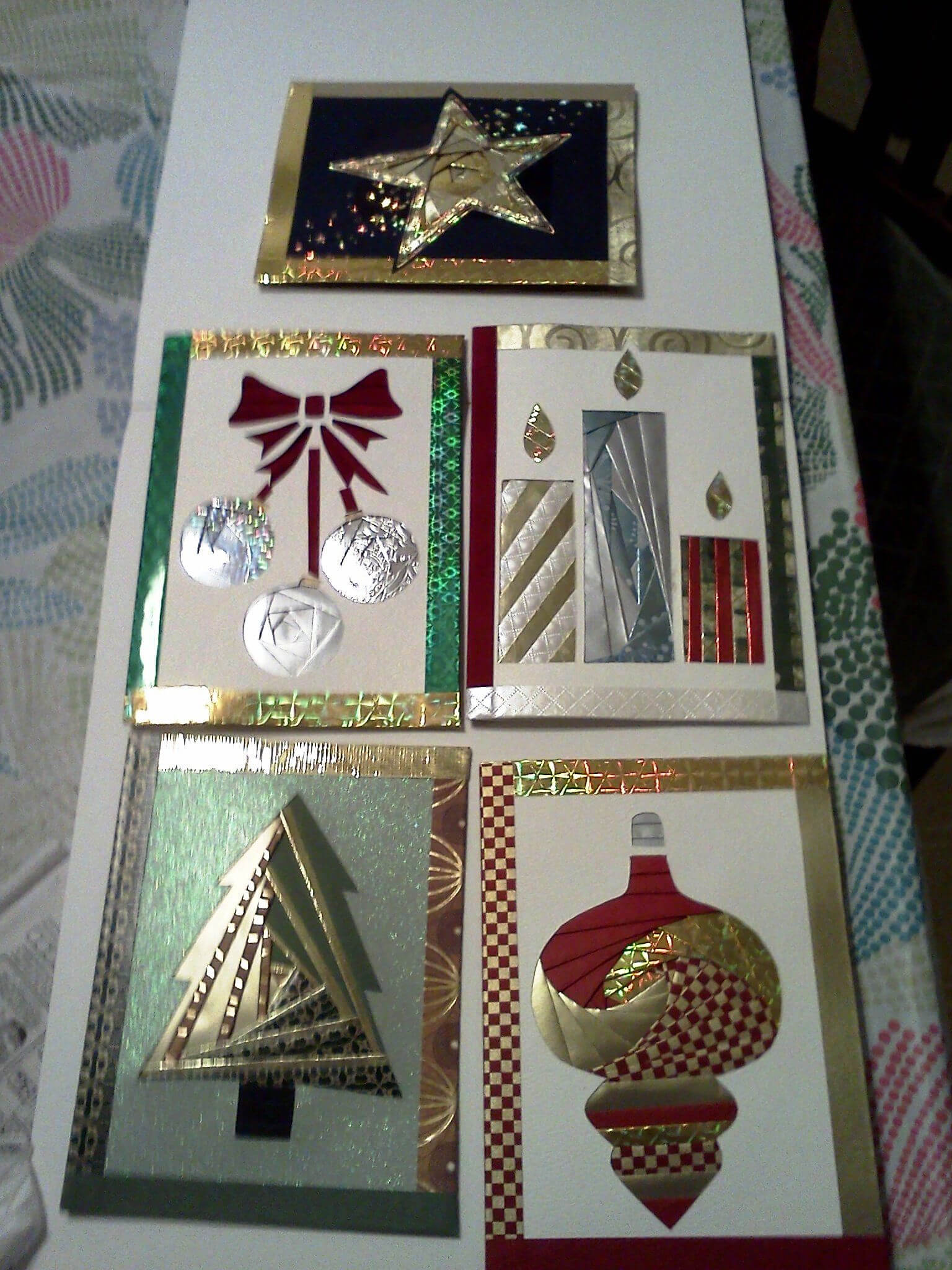 Some Of My Iris Fold Cards For Christmas | Iris Folding Regarding Iris Folding Christmas Cards Templates