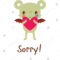 Sorry Card Template – Yatay.horizonconsulting.co In Sorry Card Template