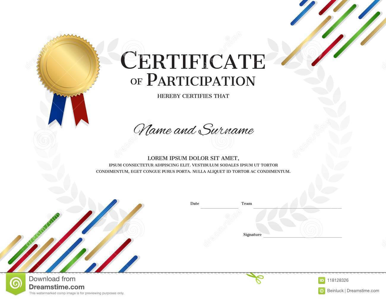 Sport Certificate Sample – Yatay.horizonconsulting.co With Athletic Certificate Template