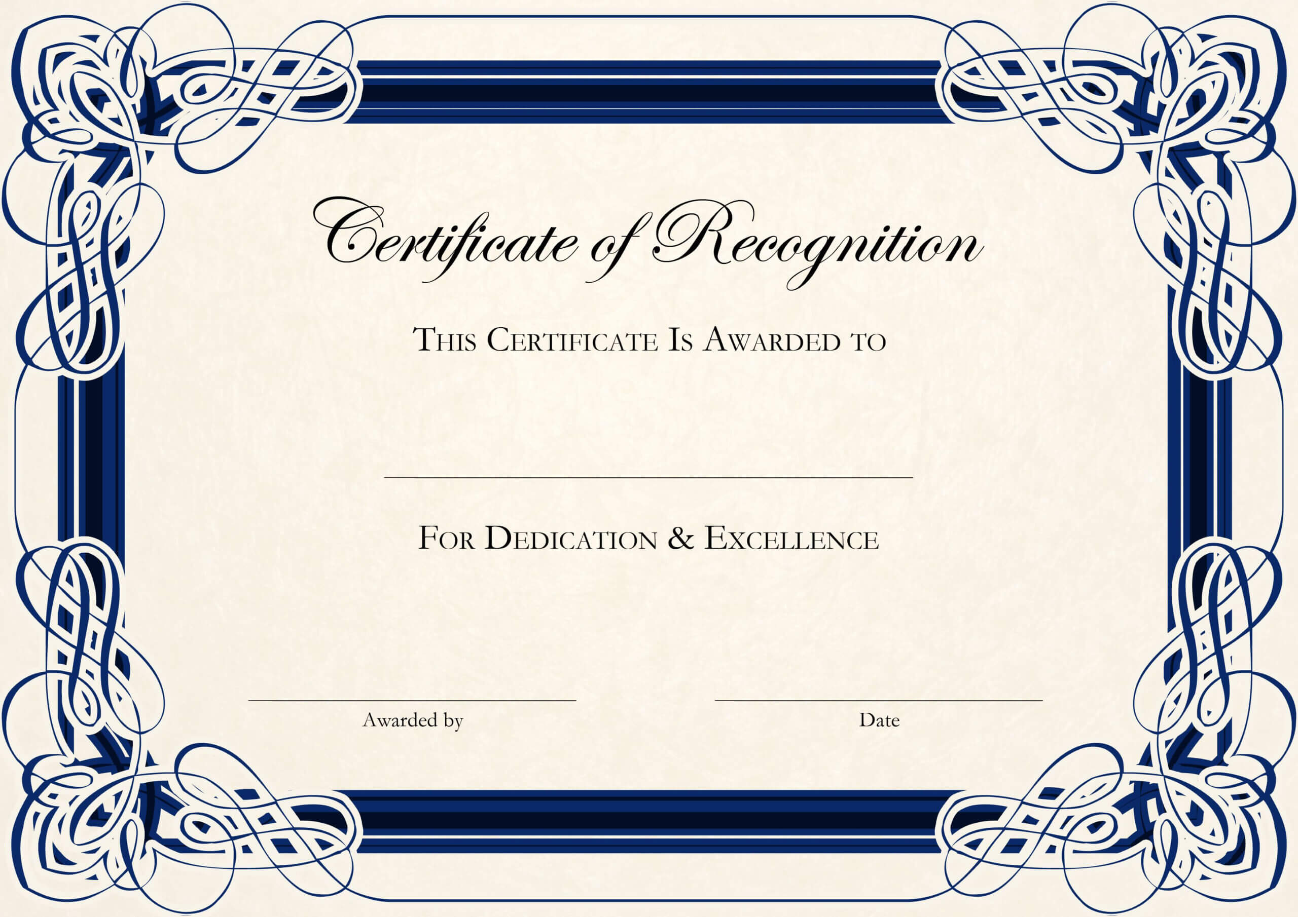 Sports Cetificate | Certificate Of Recognition A4 Thumbnail Intended For Free Art Certificate Templates