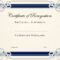 Sports Cetificate | Certificate Of Recognition A4 Thumbnail within Printable Certificate Of Recognition Templates Free