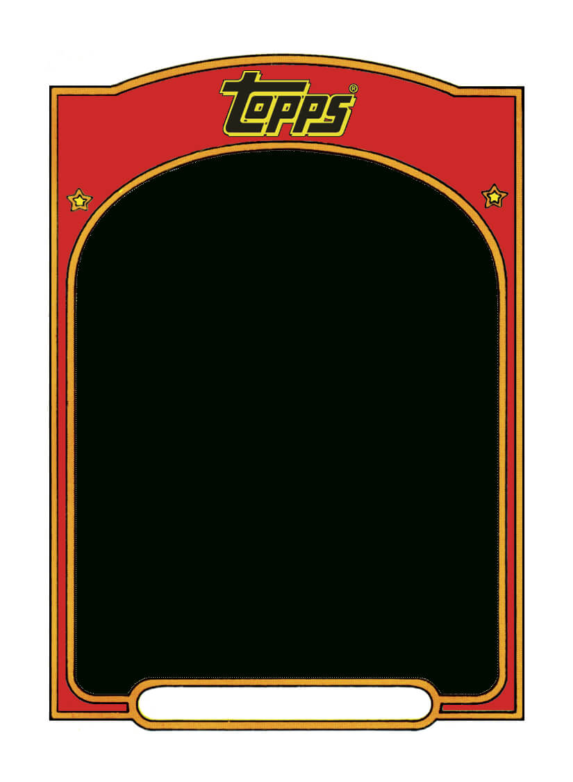 Sports Trading Card Templet. | Trading Card Template Inside Custom Baseball Cards Template