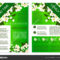 Spring Flowers Welcome Brochure Template Design — Stock Throughout Welcome Brochure Template