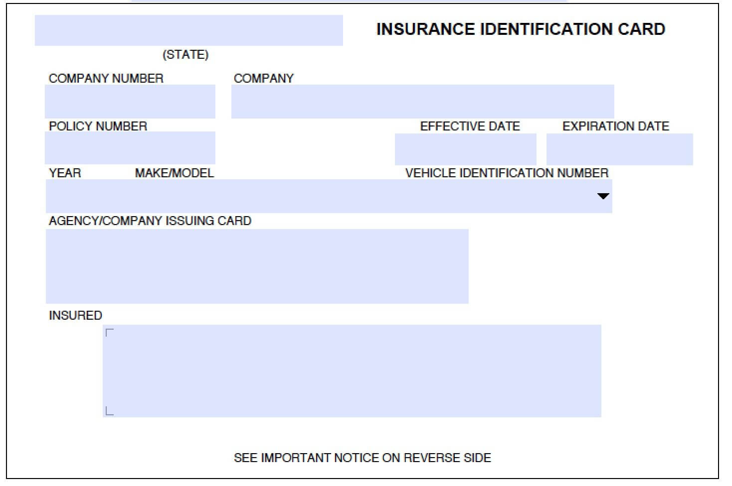 Storesmart® - Black  Auto Insurance & Id Card Holders In Fake Car Insurance Card Template