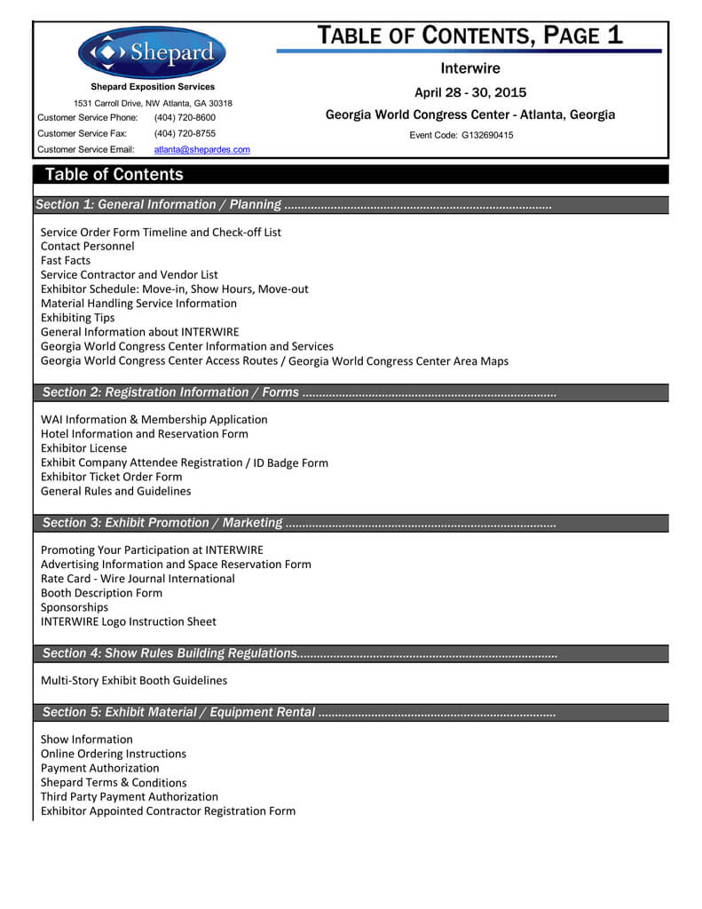 Table Of Contents, Page 1 | Manualzz Throughout Dd Form 2501 Courier Authorization Card Template