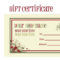Tattoo Gift Certificate Template Free With Regard To Tattoo Gift Certificate Template