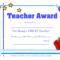 Teacher Certificate Templates – Yatay.horizonconsulting.co Regarding Best Teacher Certificate Templates Free
