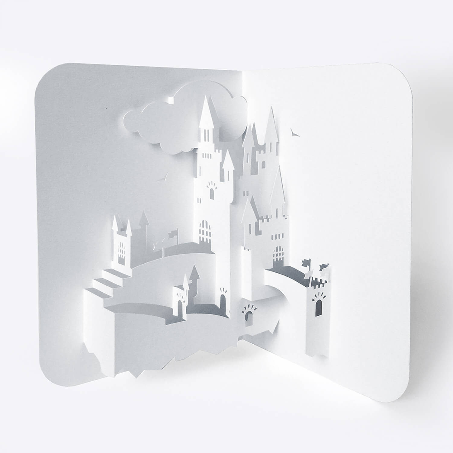 Template Pop Up Card «Castle» Intended For Popup Card Template Free