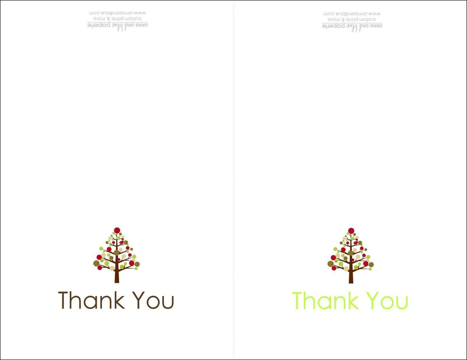 Thank You Card Design Template New Thank You Card Printable Pertaining To Christmas Thank You Card Templates Free