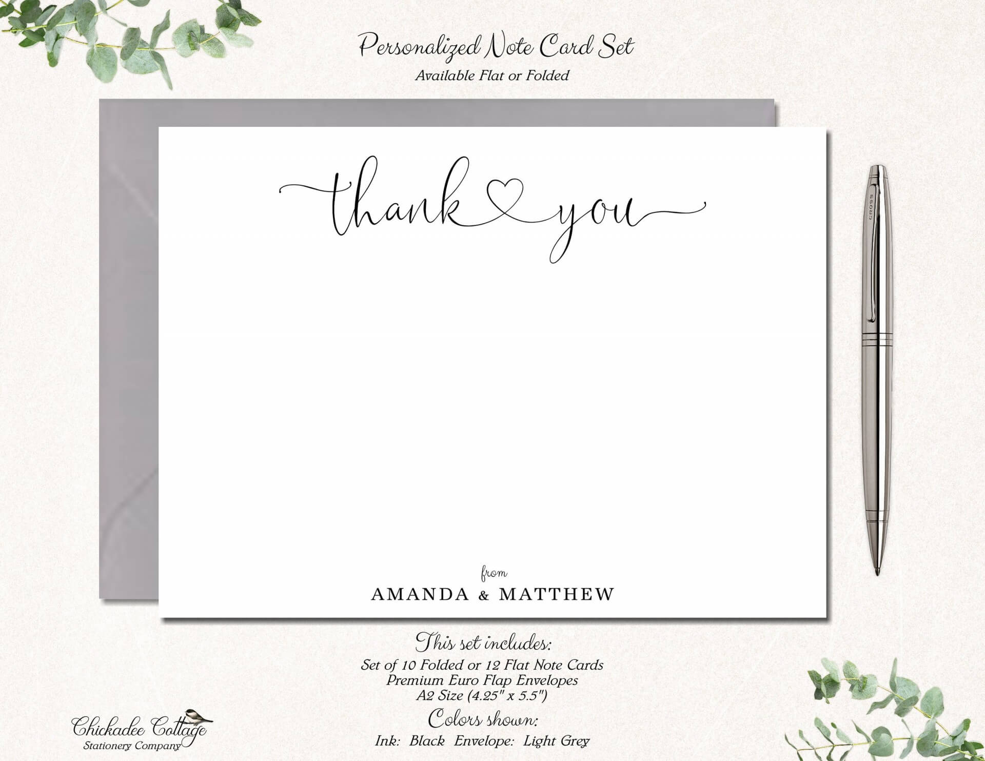 Thank You Card For Interview Template With Regard To Thank You Note Card Template